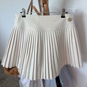 Classic Pleated Mini Skirt